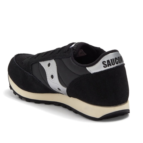 Saucony Kids Sneakers Black and Silver - Picture 2 of 8